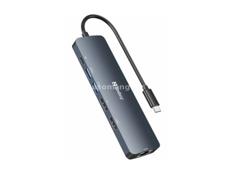 Docking station Sandberg USB-C - HDMI/DP/LAN/2xUSB 3.0/USB C PD 100W 136-43