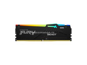 Memorija 16GB Fury Beast RGB DDR5-5200 CL36 UDIMM Kingston KF552C36BBEA-16