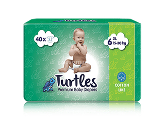 Pelene za bebe Turtles Baby XL 6
