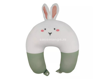 2 in 1 Pillow Green Rabbit