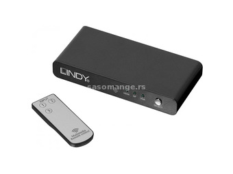 LINDY 3 Port Multi AV to HDMI Presentation Switch