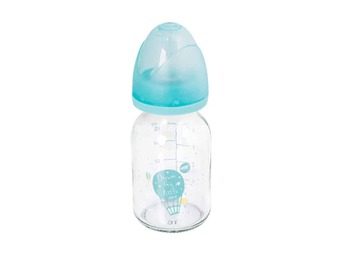 ELFI Staklena flašica SWEET BABY, 120 ml - Plava