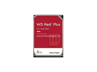 WESTERN DIGITAL Hard disk 6TB SATA3 Western Digital Caviar 128MB WD60EFZX Red Plus