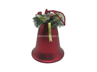 Novogodišnja i božićna dekoracija Crveno Zvono 24cm
