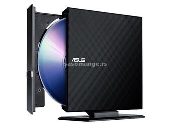 ASUS DVD-RW eksterni SDRW-08D2S-U LITE, BLK, G, AS, USB, Mac, crni