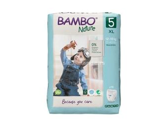 BAMBO NATURE- Pelene gaćice 5 (12-18 kg)/ 19 komada