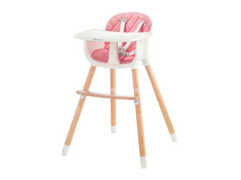 Kinderkraft stolica za hranjenje sienna pink ( KKKSIENPNK0000 )