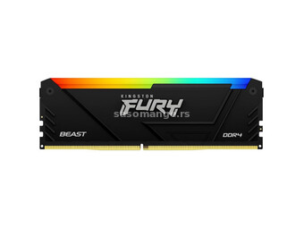RAM DDR4 16GB 3600MHz Kingston Fury Beast RGB KF436C18BB2A16