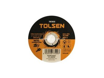 TOLSEN rezna ploča 125x1.2x22.2mm 76103