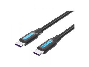 USB Type-C kabl 5A 2m - Crni