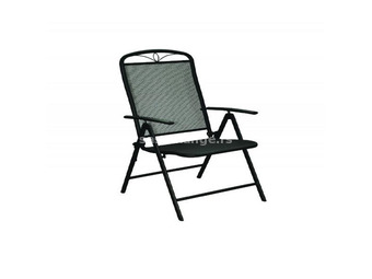 Green bay Baštenska metalna stolica sa podešavajućim naslonom Alba siva 060348