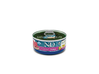N&amp;D Can Cat Natural Tuna 70g