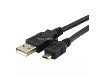 Kabl USB 2.0 Micro 5 pina 1m Linkom crni