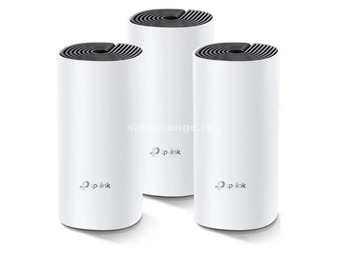 TP LINK Wi-Fi Whole-Home Mesh AC1200 Dual-Band 300/867Mbps (3-pack) - DECO M4