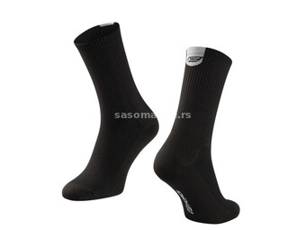 Force čarape force longer slim, crna l-xl/42-46 ( 90085784 )