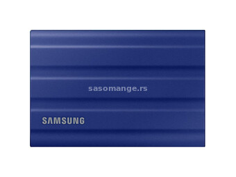 Samsung T7 Shield Ext SSD 1000 GB USB-C blue 1050/1000 MB/s 3 yrs, included USB Type C-to-C and T...