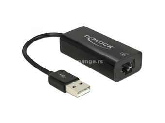 DELOCK 62595 USB UTP Converter 5cm 100Mbps black
