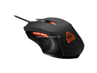 Optical Gaming Mouse with 6 programmable buttons/ Pixart optical sensor/ 4 levels of DPI and up t...