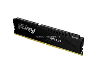 Memorija DDR5 64GB (2x32GB) 5600MTs Kingston Fury Beast KF556C40BBK2-64