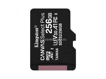 KINGSTON MikroSD 256GB SelectPlus bez ad. CL10 (SDCS2/256GBSP)