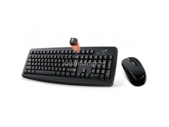 GENIUS Bežična tastatura i miš KM-8100 US (Crna) *I