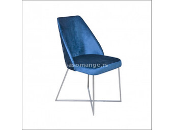 Trpezarijska stolica VIP Kraljevsko plavo 470x500x920 mm 775-065