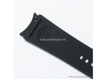 Narukvica kozno gumena za smart watch Samsung 4, 5 22mm braon