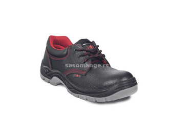 Fridrich s1 plitke zaštitne cipele, kožne, crno-crvene, veličina 47 ( 1020011257720047 )