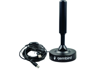 GMB-533USB **Gembird Antena sobna/spoljna sa pojacalom, UHF, dobit 21dB, visina 15cm, USB, 5m (495)