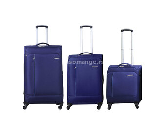 Mali, Srednji i Veliki Kofer Sa 4 Točka Enova Granada Blue 506140