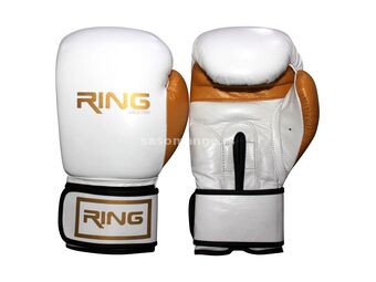 RING rukavice za boks 12 OZ kozne - RS 3211-12 white