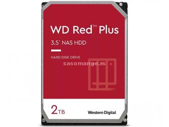 WESTERN DIGITAL 2TB 3.5 inča SATA III 64MB WD20EFPX Red Plus hard disk