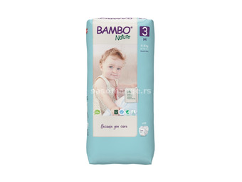 BAMBO NATURE Pelene - Eco-Friendly 3 (4-8 kg) 52 komada