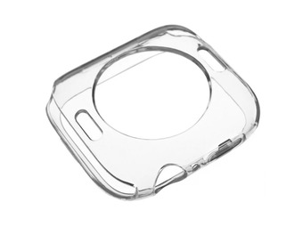 FIXED TPU gel case Apple Watch 44mm transparent