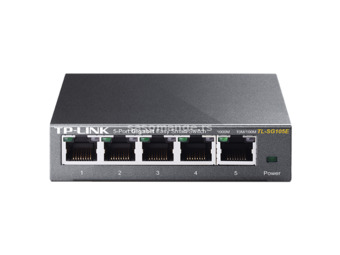 TP-LINK 5-Port Gigabit Easy Smart Switch - TL-SG105E Web upravljivi 5 RJ-45 portova 2K