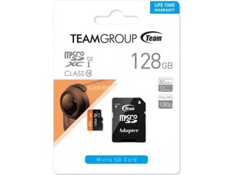 TEAM GROUP MICRO SDXC 128GB UHS-I +SD Adapter TUSDX128GUHS03