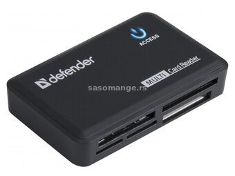 DEFENDER Čitač kartica Optimus USB 2.0, 5 slot, crni