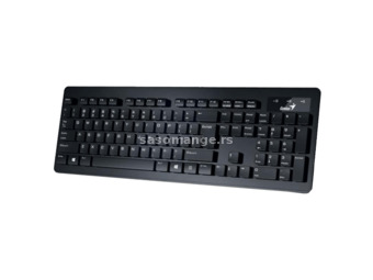GENIUS Žična tastatura SlimStar 126 (Crna) USB Membranski tasteri SRB (YU)