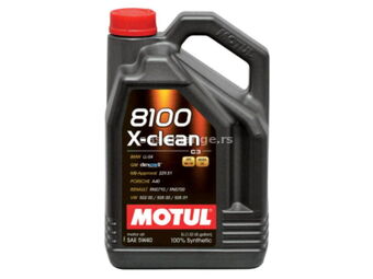 Motorno ulje MOTUL 8100 X-Clean C3 5W40 5 L