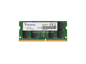Memorija SODIMM DDR4 16GB 2666MHz AData AD4S266616G19-SGN