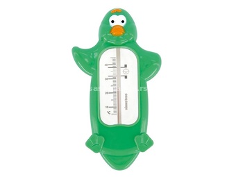 Termometar za kadicu Penguin green