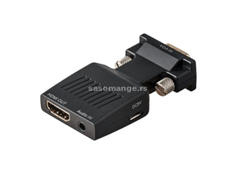 FAST ASIA adapter-konverter VGA na HDMI (+Audio 3.5mm)