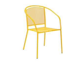 OUTDORLIFE Baštenska stolica ARKO Metal Žuta