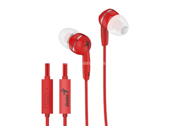 Genius HS-M320 slušalice sa mikrofonom crvene