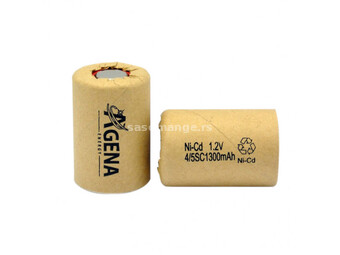 Industrijska punjiva baterija 1300 mAh Agena 4/5SC-1.2V/1300