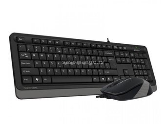 A4 TECH F1010 USB US siva tastatura + USB sivi