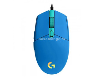 G102 Lightsync Gaming Wired Mouse, Blue USB