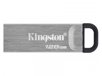 KINGSTON 128GB DataTraveler Kyson USB 3.2 flash DTKN128GB sivi