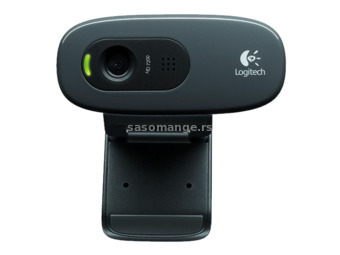 LOGITECH Webcam C270 HD (Crna) - 960-001063 0.9 Mpix 3.0 Mpix softverski 1280 x 720 USB 2.0