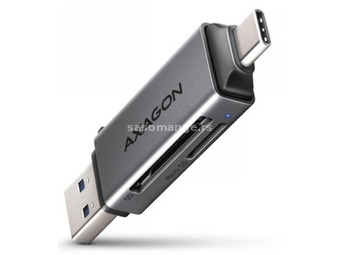 AXAGON CRE-DAC SuperSpeed USB-C + USB-A card reader